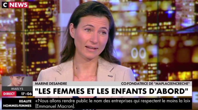Ma place en crèche les femmes et les enfants d'abord