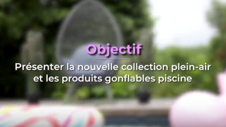 Vidéo de présentation de la collection produits piscine Gifi