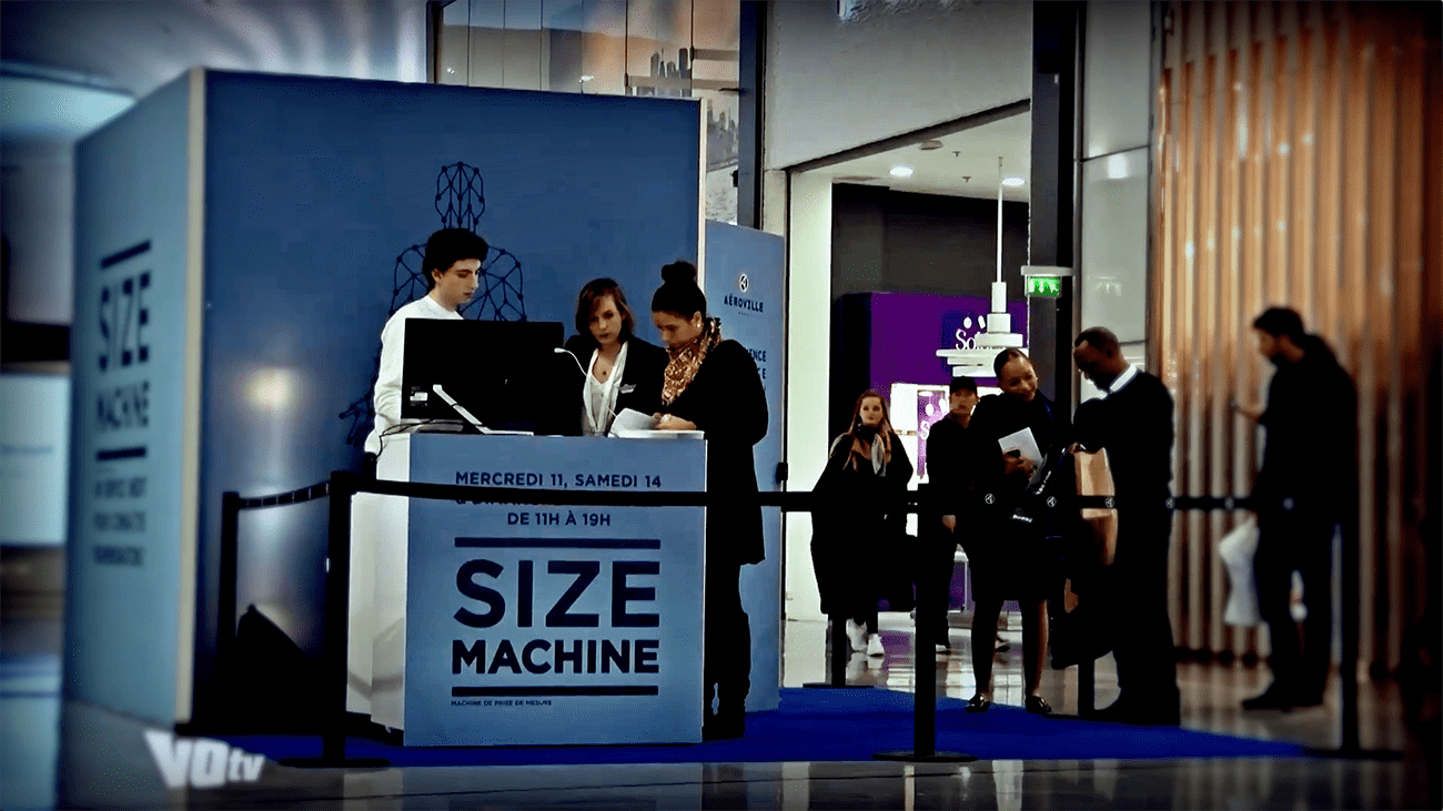 accueil de l'événement unibail size machine