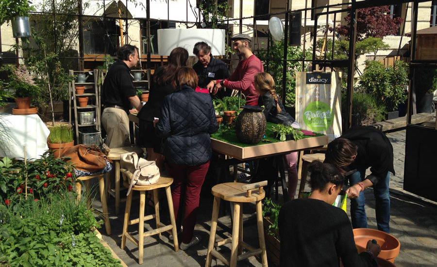Potager d'aucy dans Paris