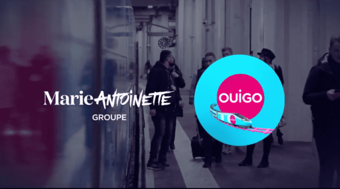 video de presentation du travail de l'agence Marie Antoinette pour Ouigo